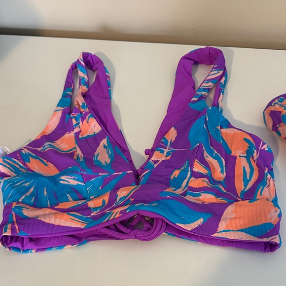 Cupshe Purple and Blue Bikini Set - Picture 2 of 4